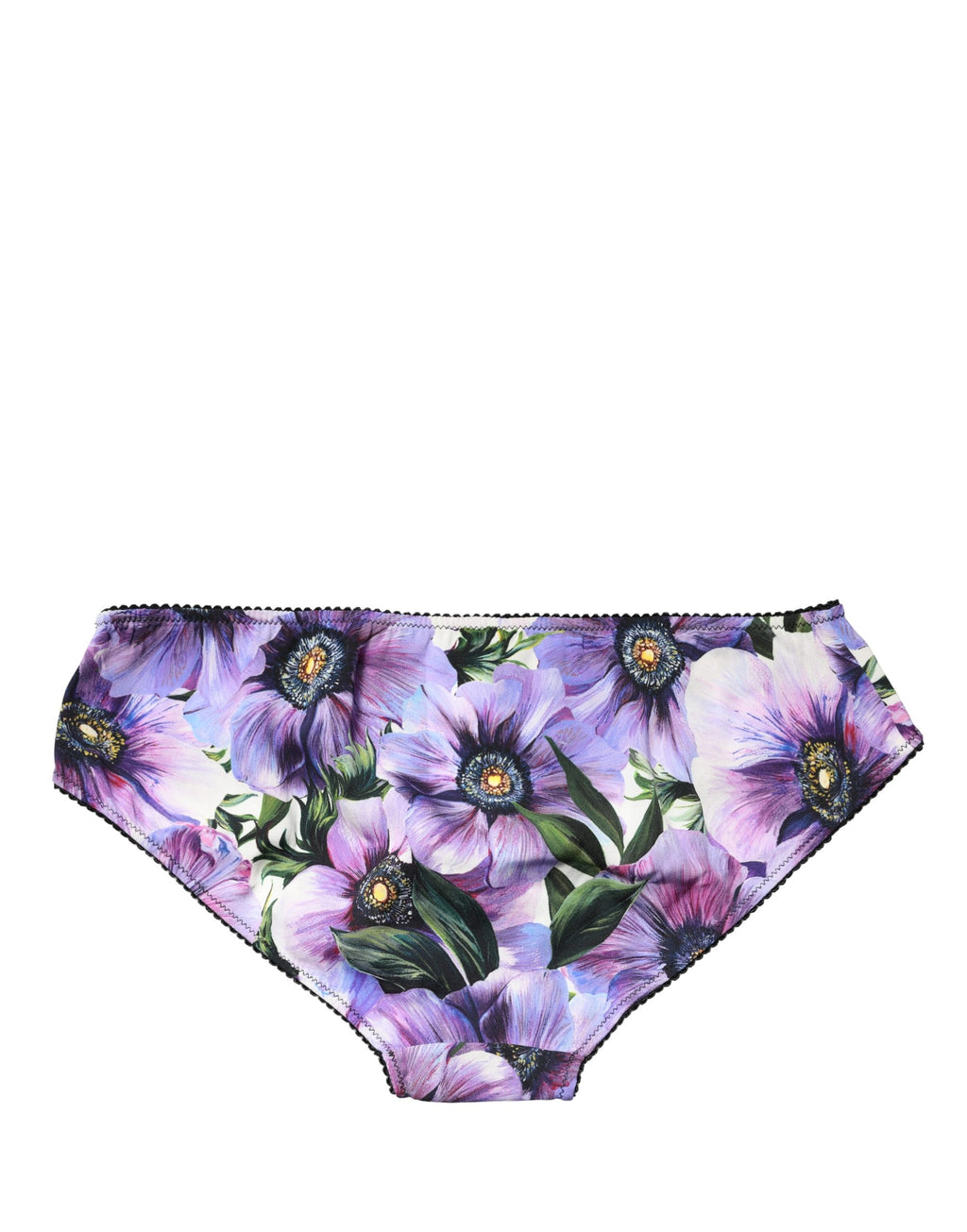 Dolce & Gabbana Mehrfarbige Blumen-Midi-Taillen-Slip-Unterwäsche