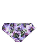 Dolce & Gabbana Mehrfarbige Blumen-Midi-Taillen-Slip-Unterwäsche
