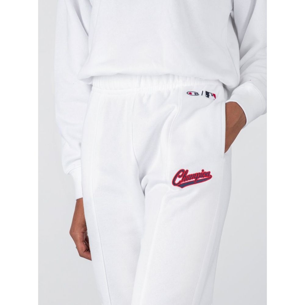 Champion White Cotton Joggers