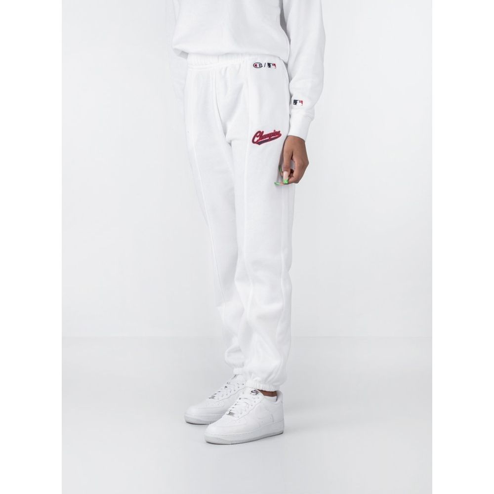 Champion White Cotton Joggers