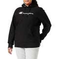 Champion Schwarzer Baumwoll-Sweatshirt