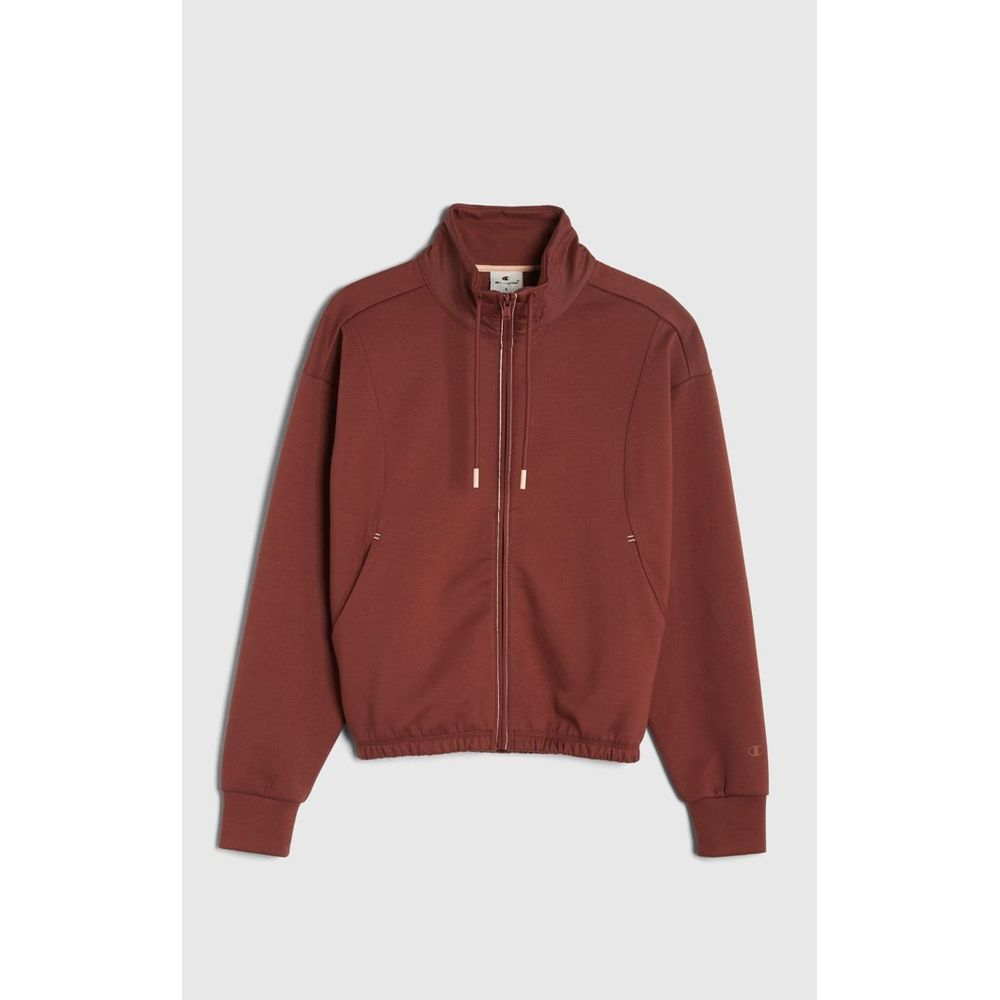 Champion Burgunderfarbener Polyester-Sweatshirt