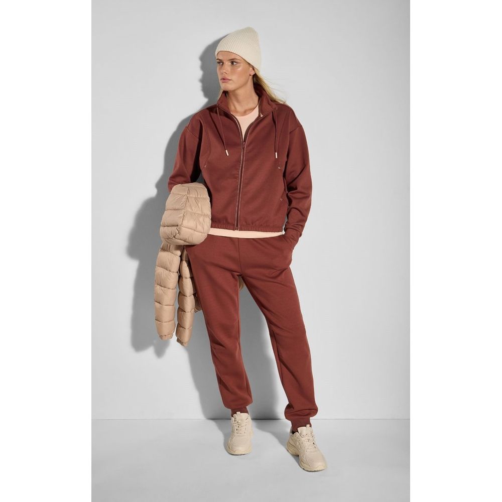 Champion Burgunderfarbener Polyester-Sweatshirt