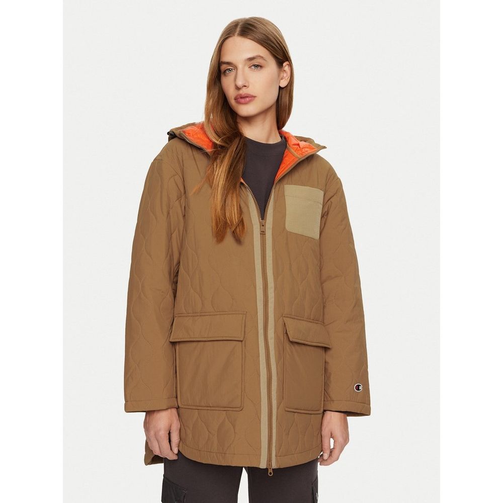 Champion Braunes Polyamid-Sweatshirt