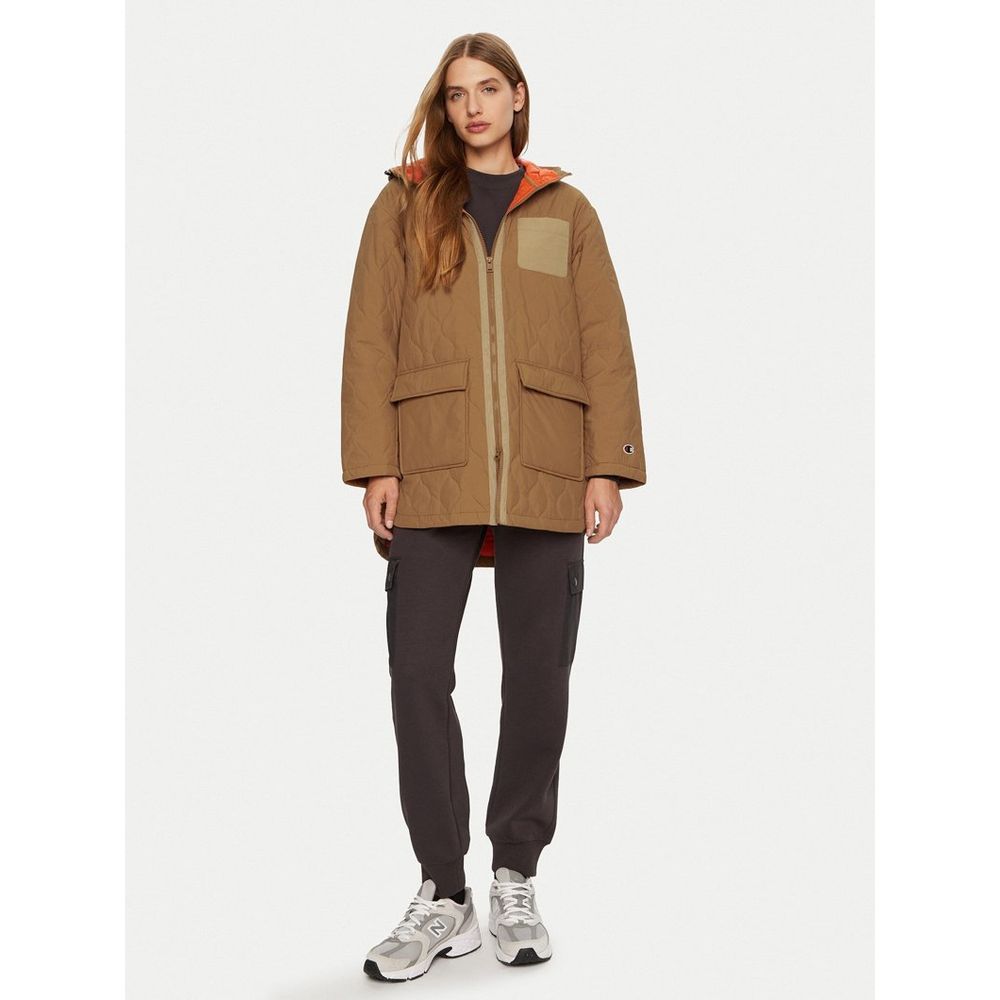 Champion Braunes Polyamid-Sweatshirt