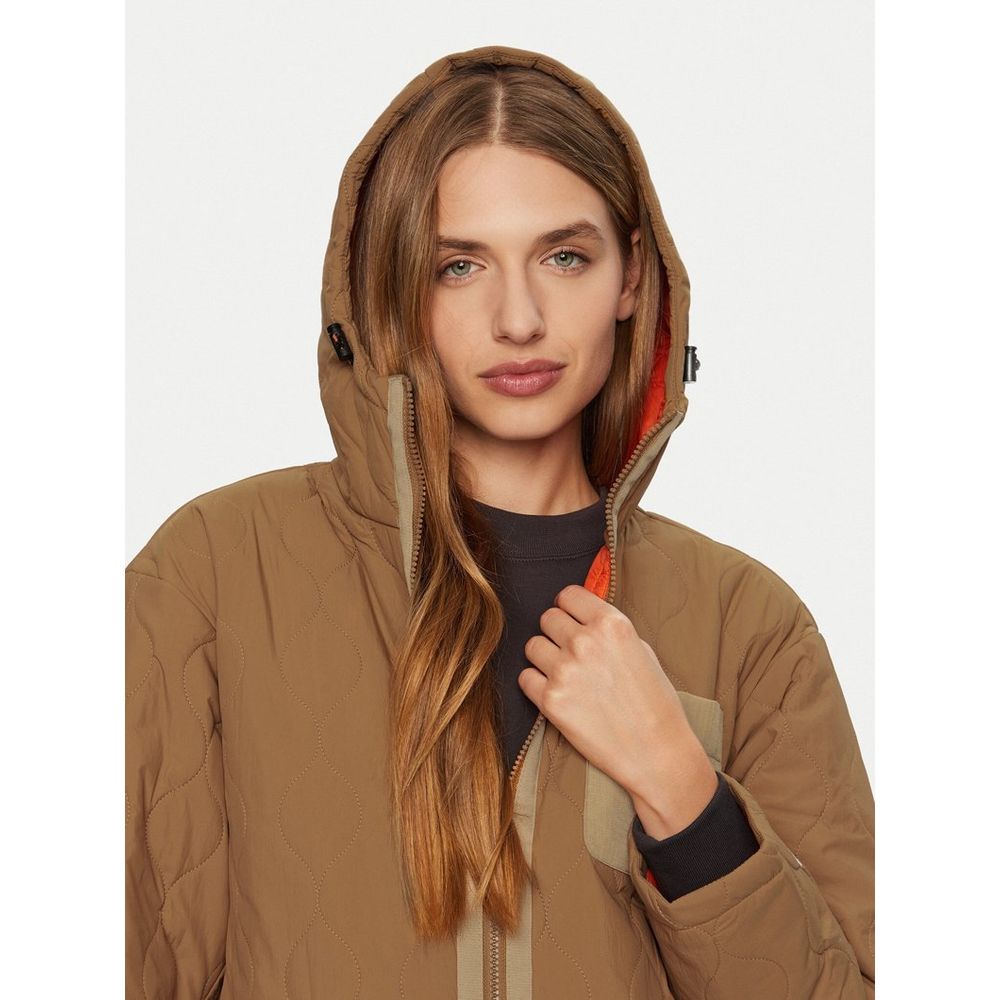 Champion Braunes Polyamid-Sweatshirt
