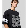 Champion Schwarzes Baumwoll-T-Shirt