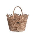 Baldinini Trend Braune PU-Damenhandtasche