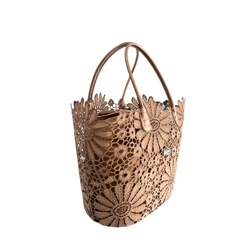 Baldinini Trend Braune PU-Damenhandtasche