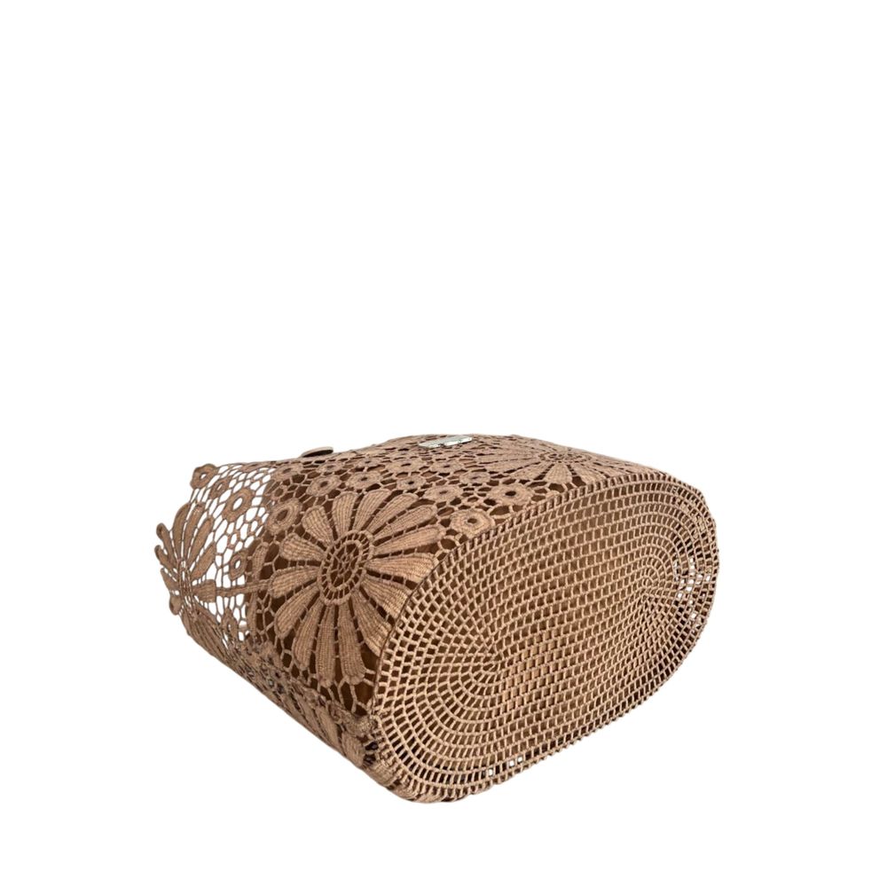 Baldinini Trend Braune PU-Damenhandtasche
