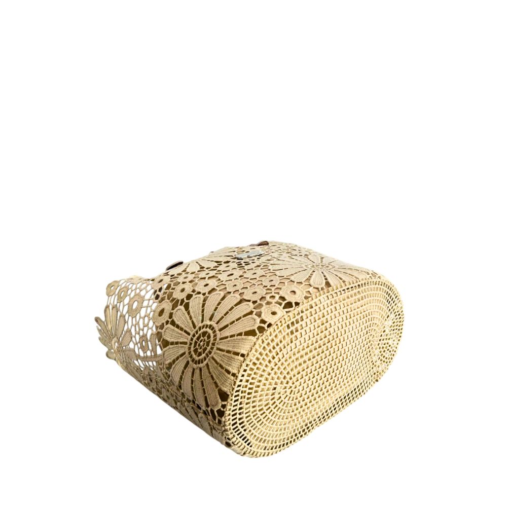 Baldinini Trend Beige PU Women's Handbag
