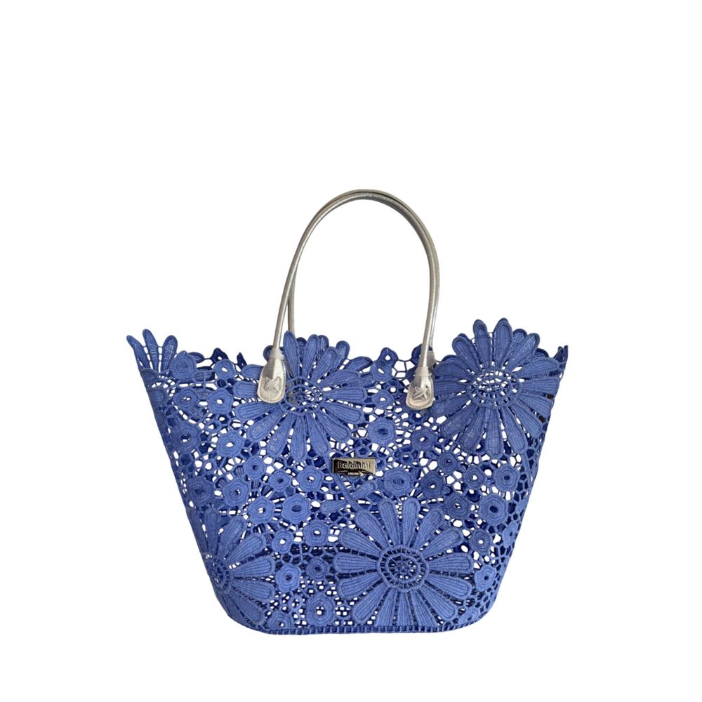 Baldinini Trend Blaue PU-Damenhandtasche