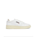 Autry Weiße Low-Top-Sneaker aus Leder