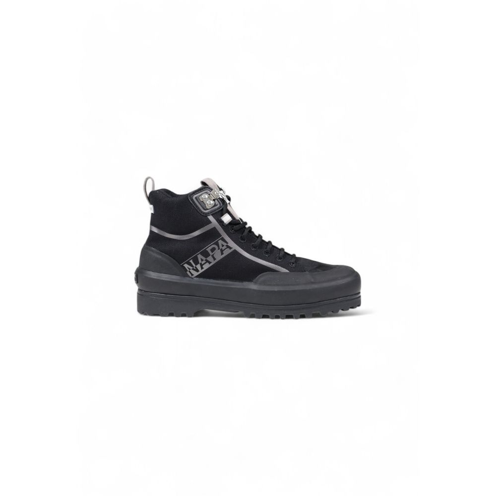Superga Schwarze Stoff-Sneaker