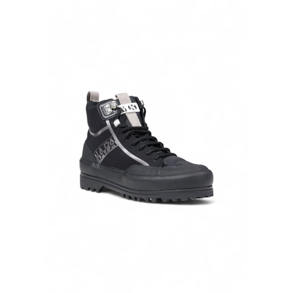 Superga Schwarze Stoff-Sneaker