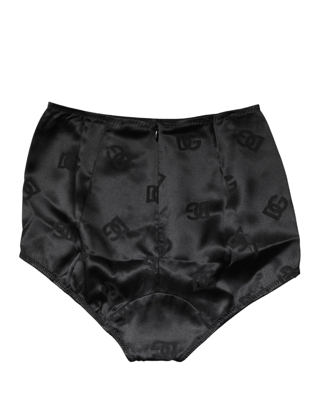 Dolce & Gabbana Schwarzer Seiden-Mix Taillien-Slip-Body