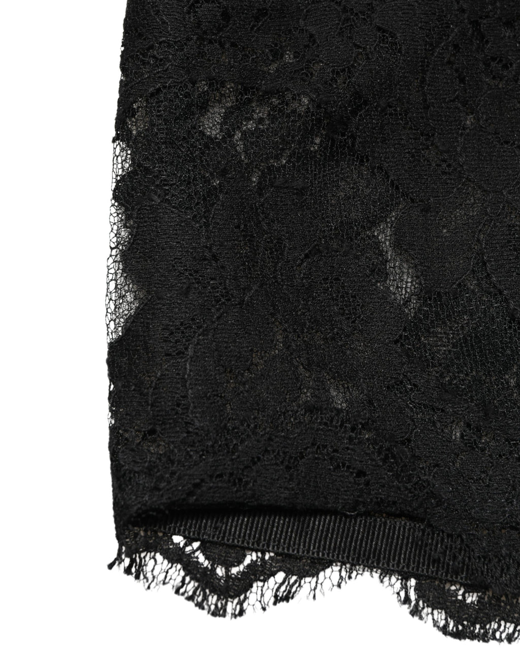 Dolce & Gabbana Schwarzer Spitzen-Bandeau-BH Tube Top Unterwäsche