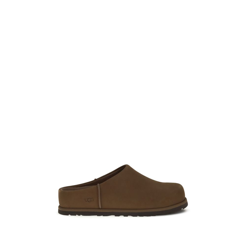 UGG Braune Kalbsleder Bos Taurus Clogs
