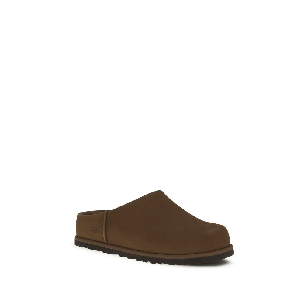 UGG Braune Kalbsleder Bos Taurus Clogs