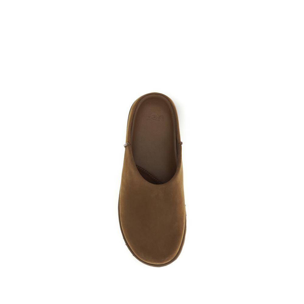 UGG Braune Kalbsleder Bos Taurus Clogs