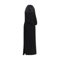 Max Mara Schwarzes Viskose-Freizeitkleid