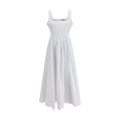 Max Mara Weißes Baumwoll-Freizeitkleid