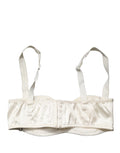 Dolce & Gabbana Off White Semi-Pad Bügel-Balkonett-BH Unterwäsche