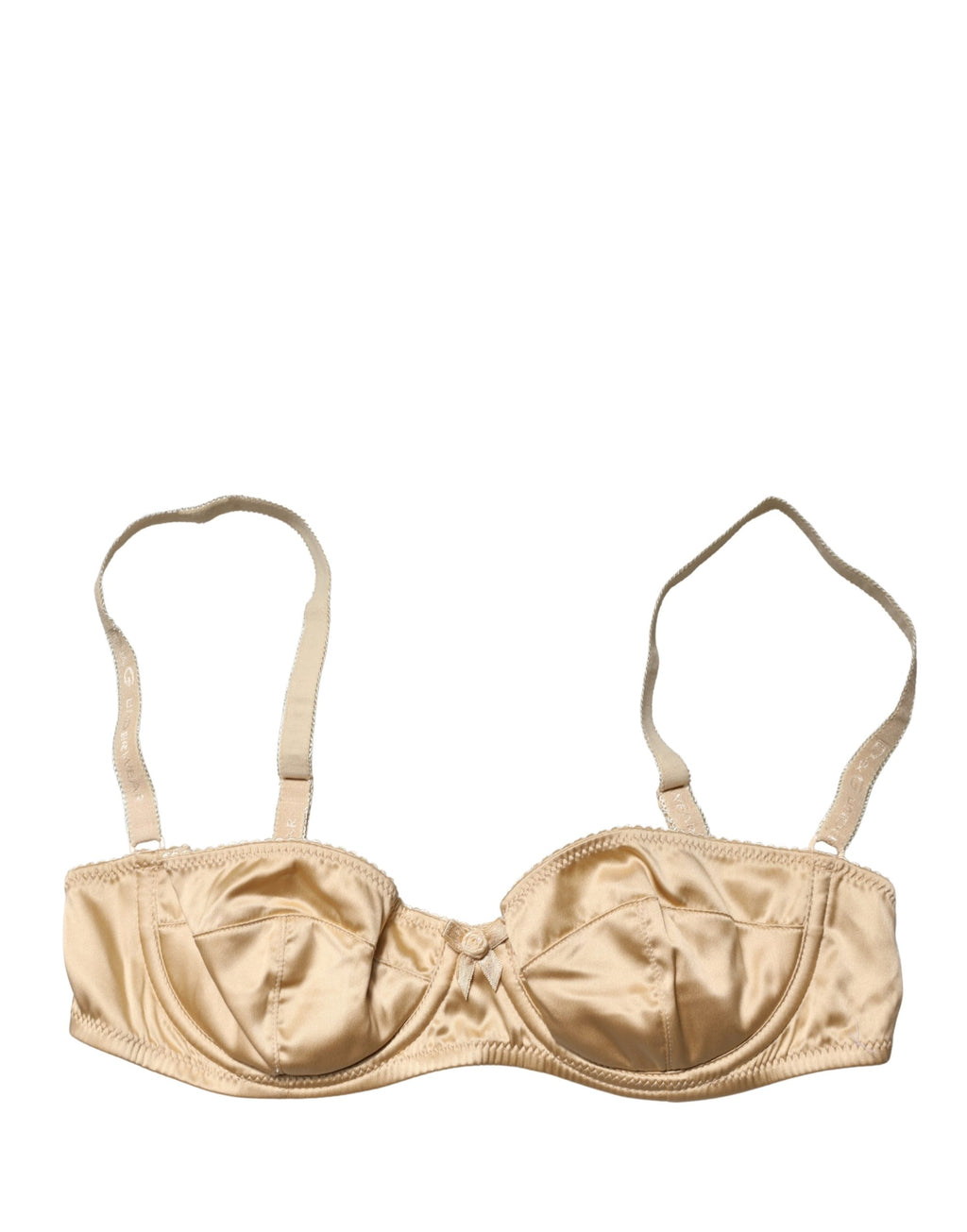 Dolce & Gabbana Beige Halbgepolsterter Bügel-Balkonett-BH
