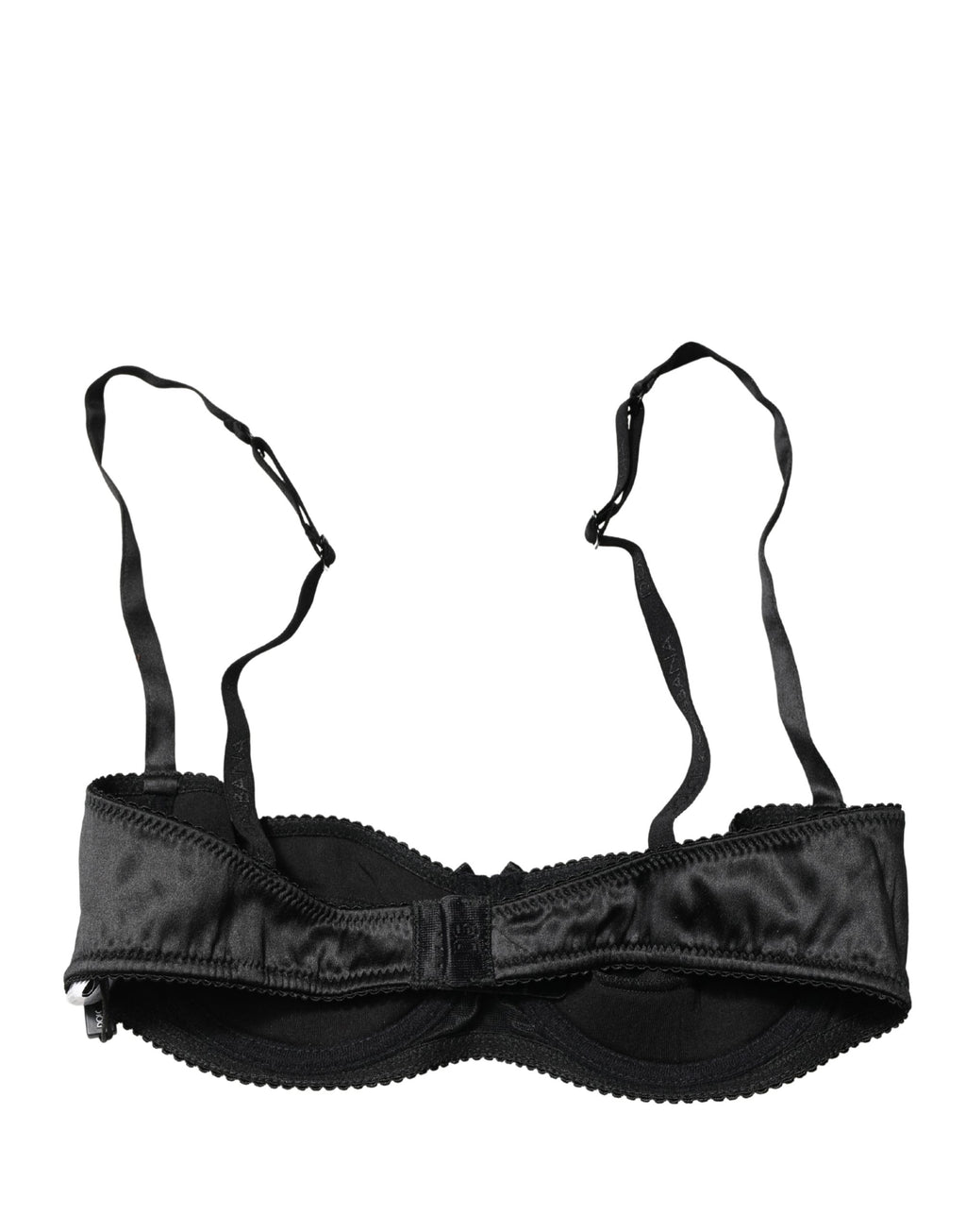 Dolce & Gabbana Schwarzer Halb-Wattierter Bügel-Balkonette-BH Unterwäsche