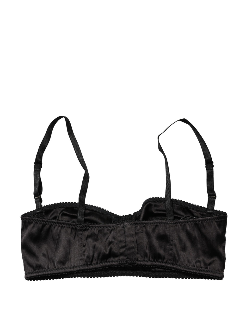 Dolce & Gabbana Schwarzer Halb-Wattierter Bügel-Balkonette-BH Unterwäsche