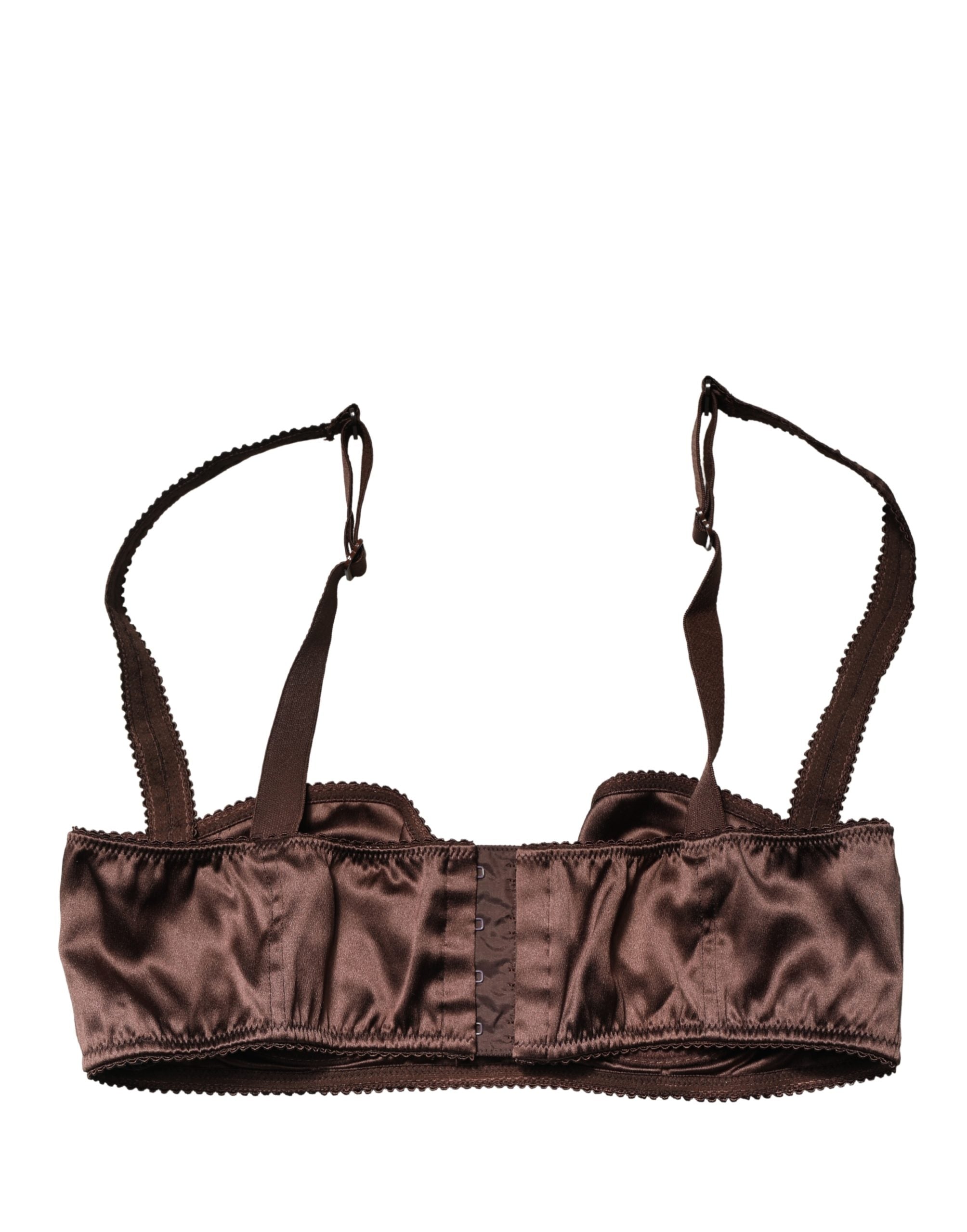 Dolce & Gabbana Braun Halbgepolsterter Bügel-Balkonette-BH