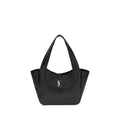 Saint Laurent Schwarze Schultertasche aus anderen Fasern