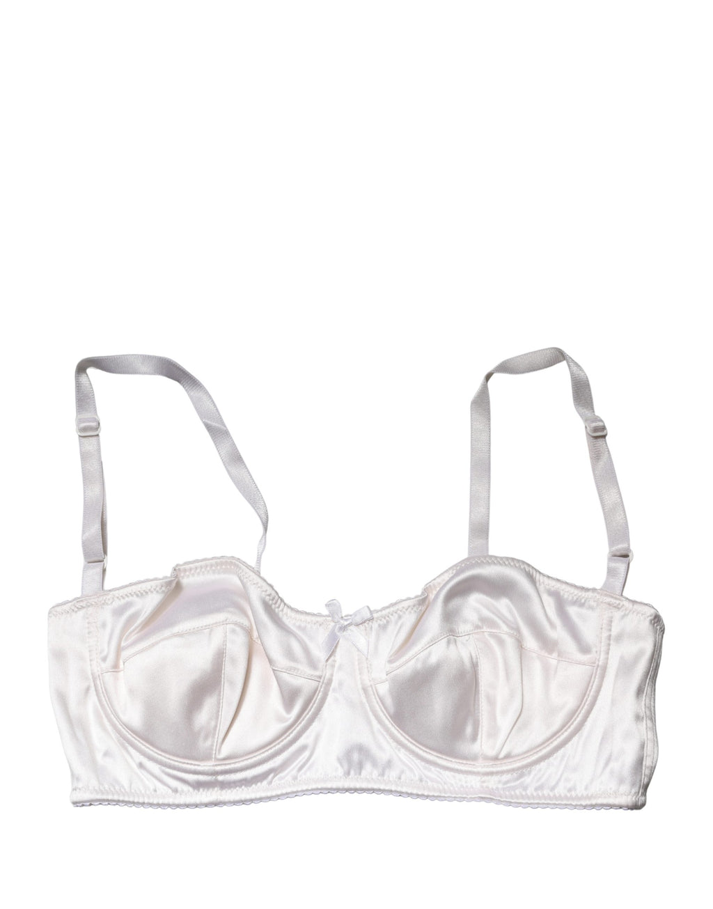 Dolce & Gabbana Weißer Halb-Wattierter Bügel-Balkonette-BH