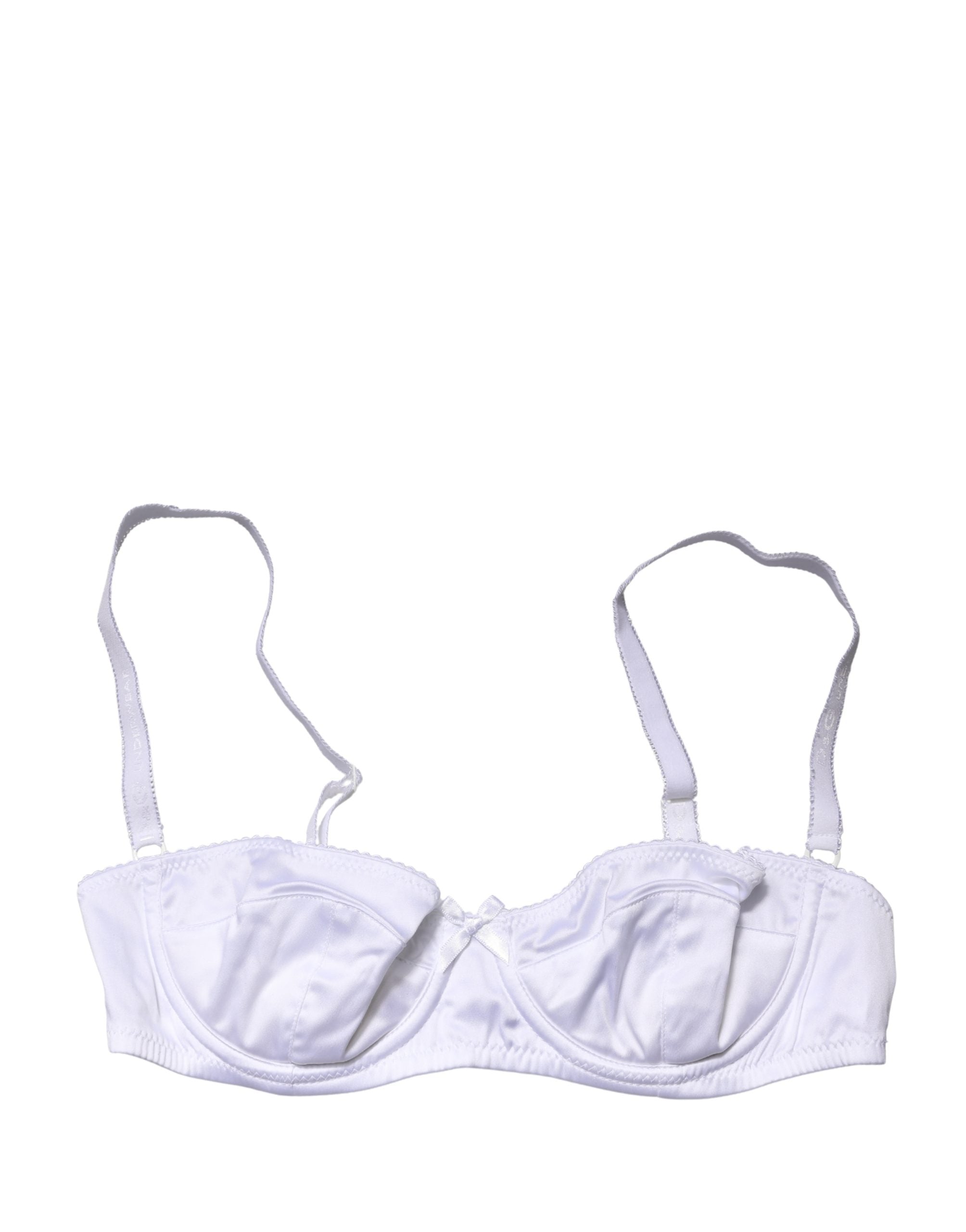 Dolce & Gabbana Weißer Halb-Wattierter Bügel-Balkonette-BH
