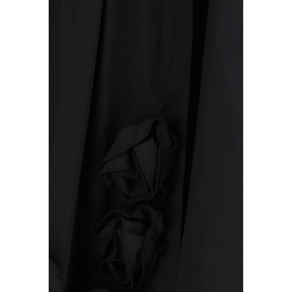 Ella Schwarzes Baumwoll-Freizeitkleid