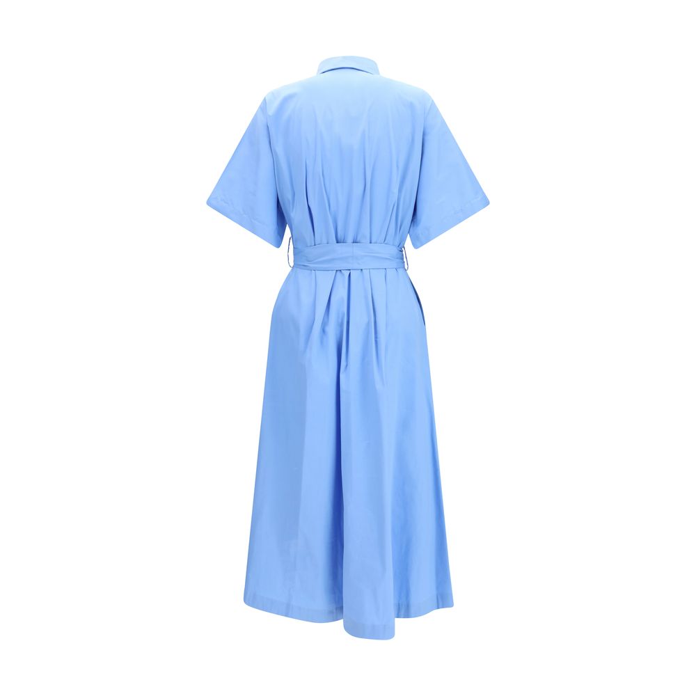 Ella Blaues Baumwoll-Freizeitkleid