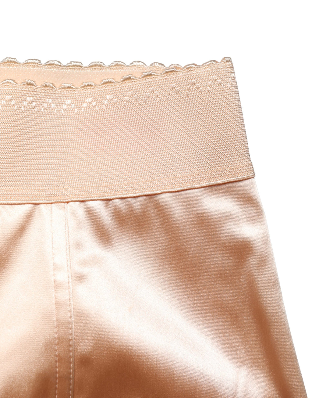 Dolce & Gabbana Beige Seidenmischung High Waist Miederhose Unterwäsche