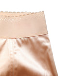 Dolce & Gabbana Beige Seidenmischung High Waist Miederhose Unterwäsche