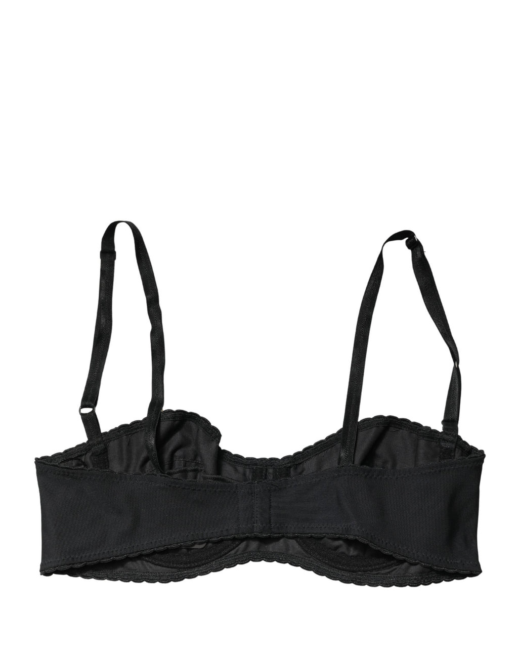 Dolce & Gabbana Schwarzer Halb-Wattierter Bügel-Balkonette-BH Unterwäsche