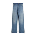 Maison Margiela Blaue Baumwolljeans im Relaxed Fit
