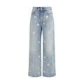Fiorucci Blaue Baumwolljeans im Relaxed Fit