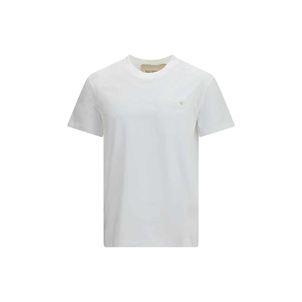 Valentino Weißes Baumwoll-T-Shirt