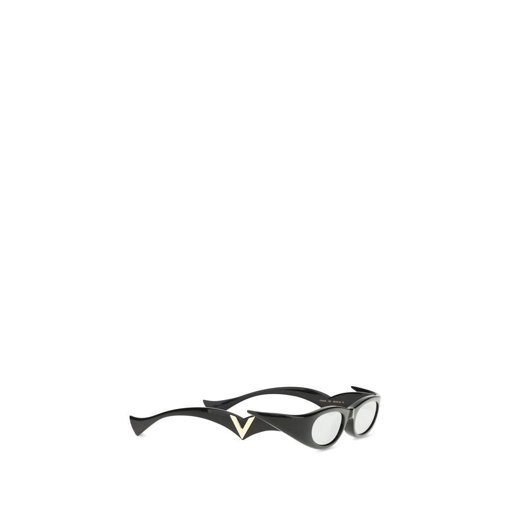 Valentino Garavani Schwarze Sonnenbrille aus Acetat