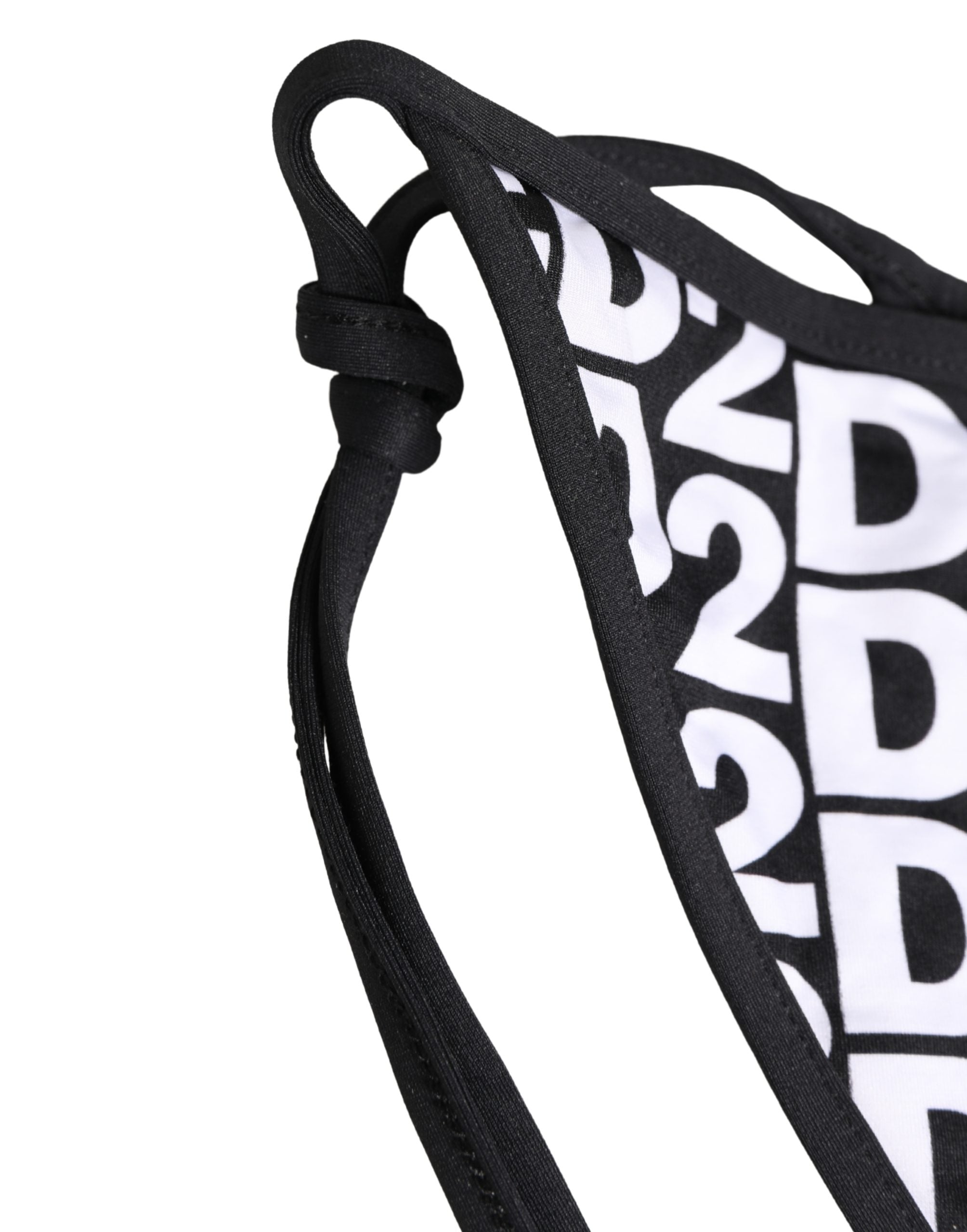Dsquared² Bikini-Hose "Logo Print" aus mehrfarbigem Nylon
