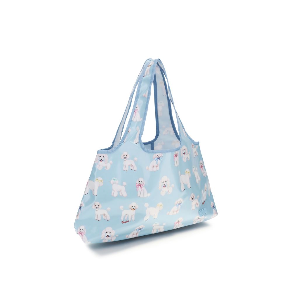 Fiorucci Blaue PVC Schultertasche