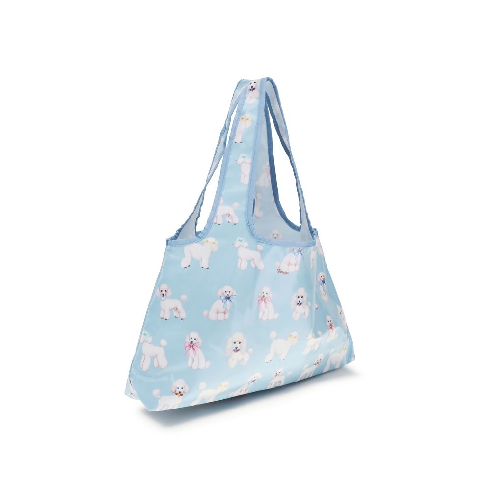 Fiorucci Blaue PVC Schultertasche