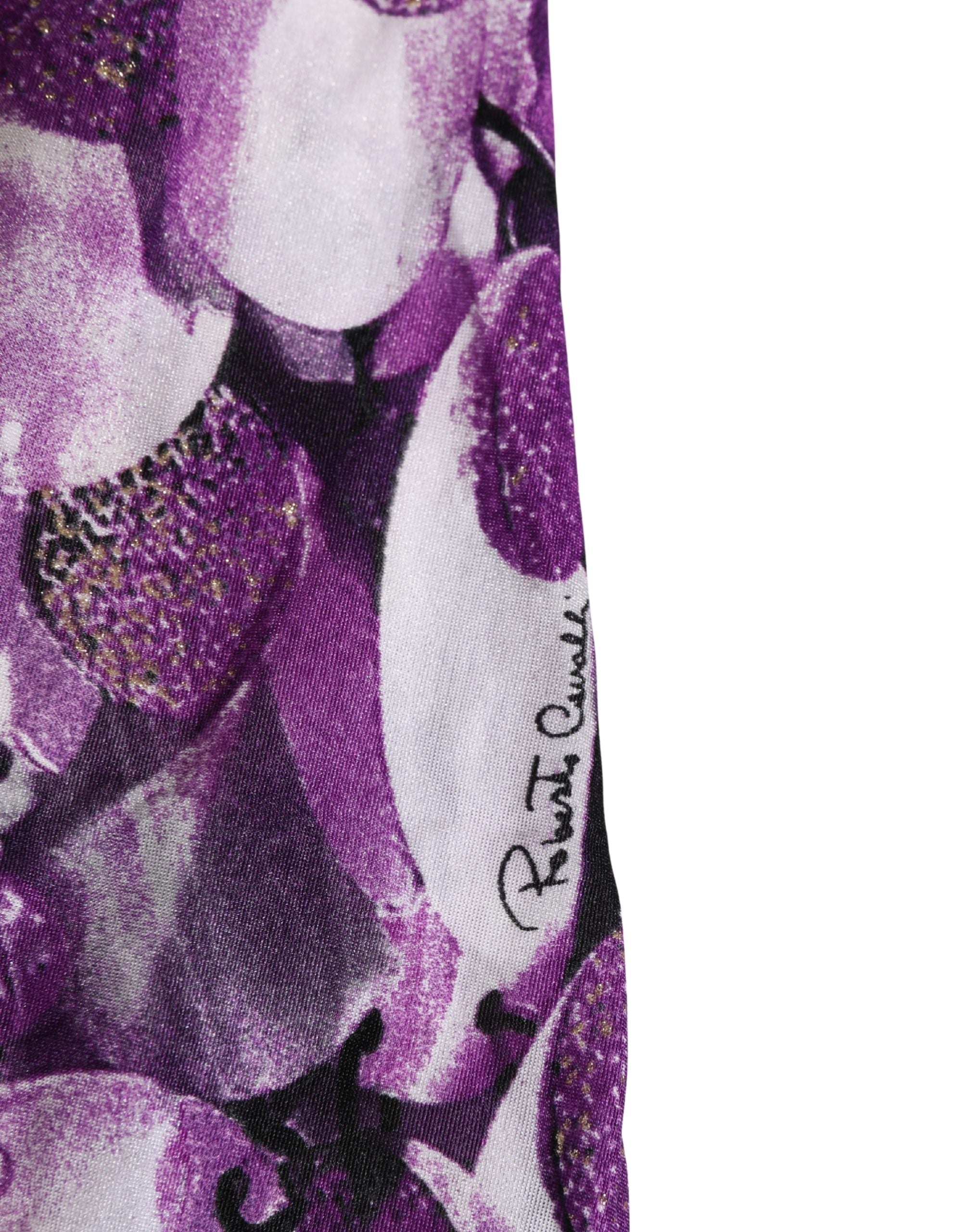 Roberto Cavalli Multicolor Patterned Halter Neck Underwear