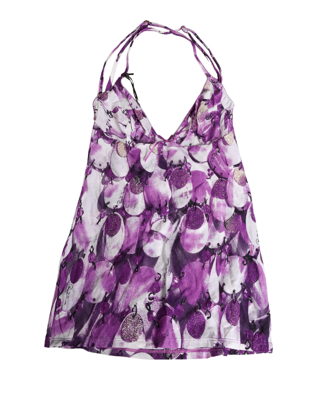 Roberto Cavalli Multicolor Patterned Halter Neck Underwear
