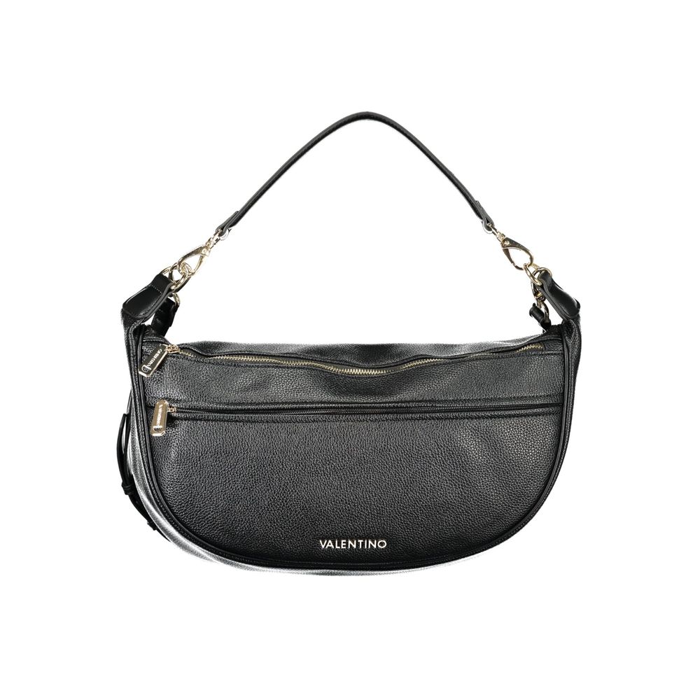 Mario Valentino Nero Polyurethane Damenhandtasche