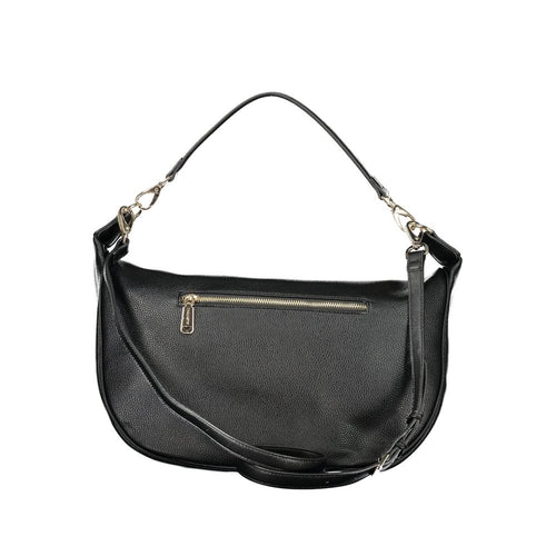 Mario Valentino Nero Polyurethane Damenhandtasche